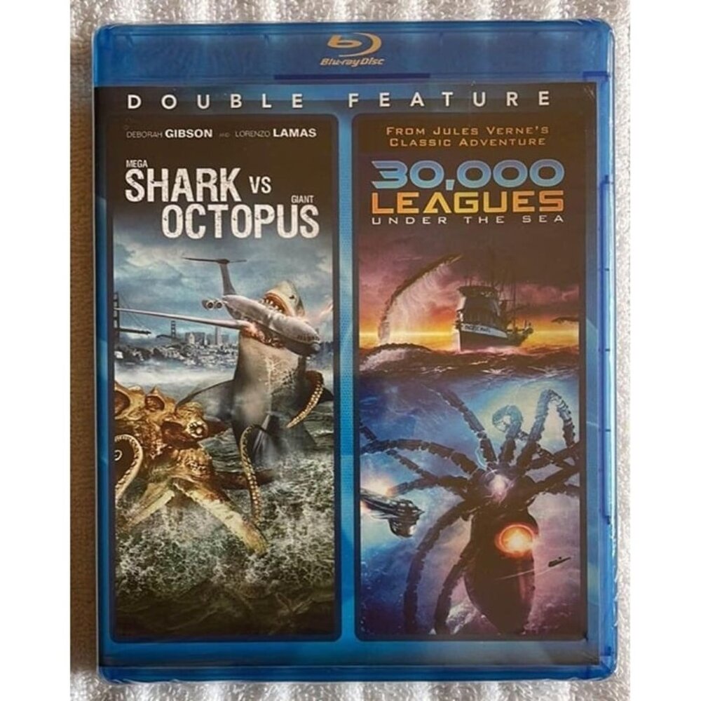 Mega Shark vs. Giant Octopus/30,000 Leagues Under the Sea (Blu-ray) NEW
